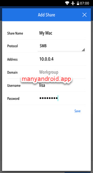 smb client for android and mac os x